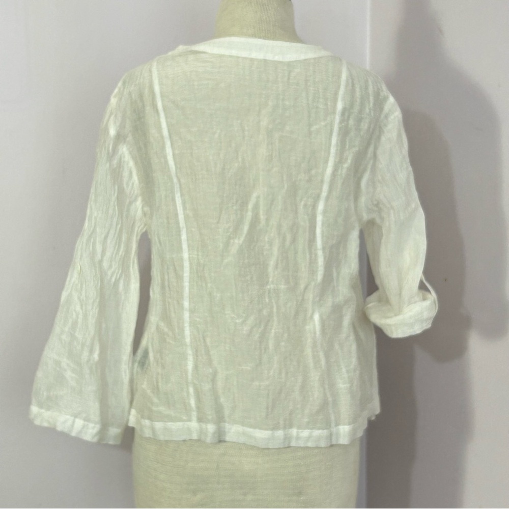 Stella Carakasi Sheer Cotton Open Jacket S - Picture 3 of 7
